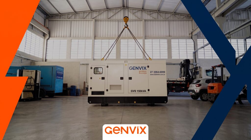 Procurando um Gerador a diesel 150kva? Veja a ficha técnica, consumo médio, aplicações industriais e saiba como dimensionar o projeto com a Genvix.
