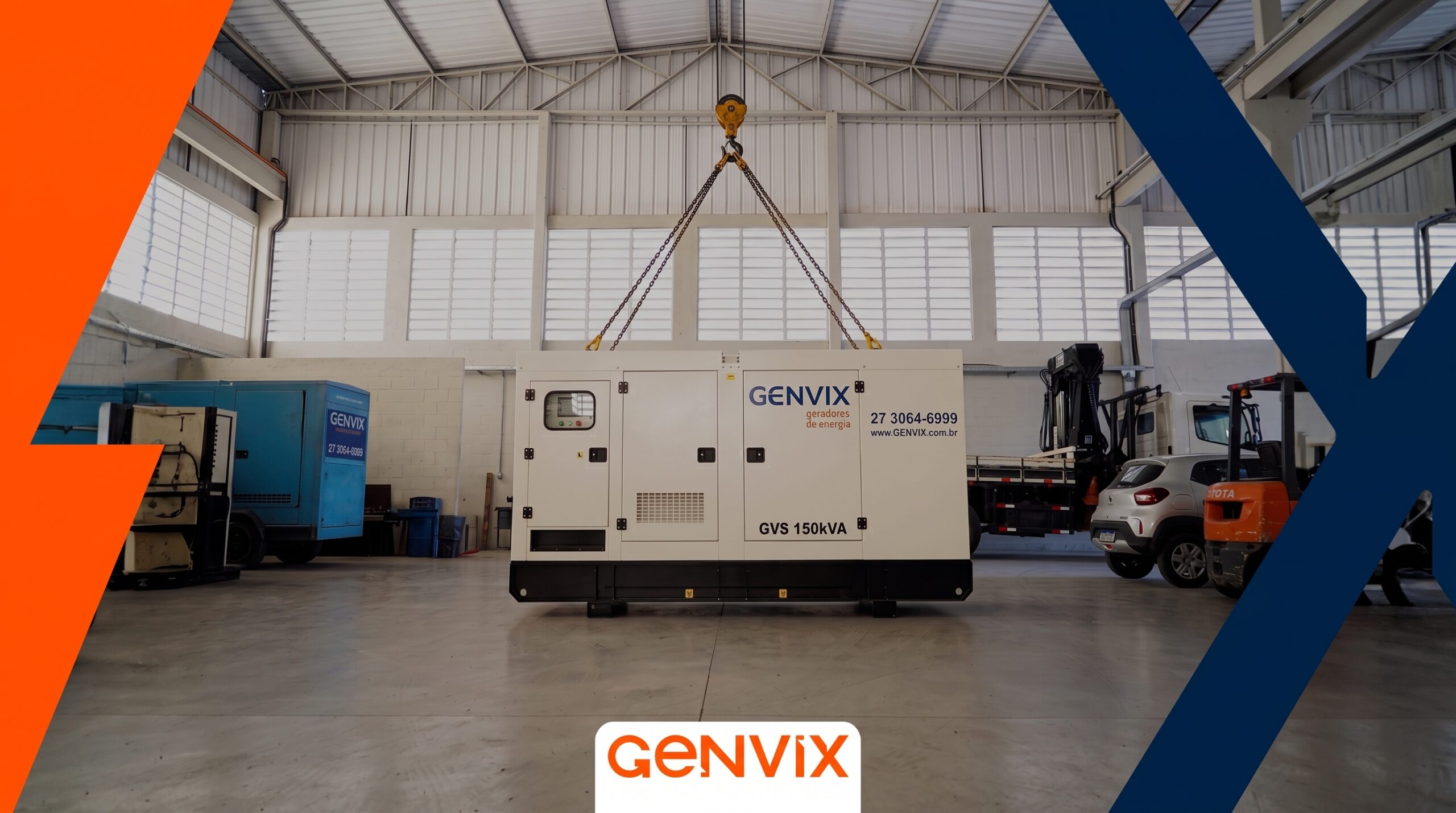 Procurando um Gerador a diesel 150kva? Veja a ficha técnica, consumo médio, aplicações industriais e saiba como dimensionar o projeto com a Genvix.